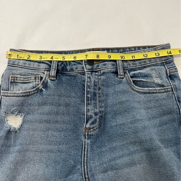 Cello Distressed Raw Hem Jeans Size 5 - Picture 6 of 11